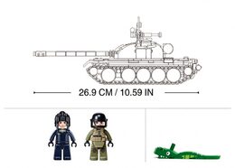 Sluban Model Medium Tank (MBT) 3v1  M38-B1135