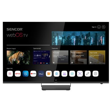 SLE 55US850TCSB UHD SMART TV SENCOR