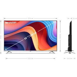 55GP6260E QLED GOOGLE FRAMELESS TV SHARP