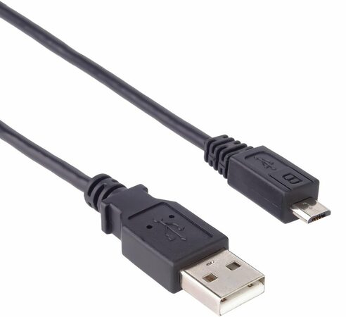 Kabel PremiumCord micro USB 2.0, A-B 2m, černá
