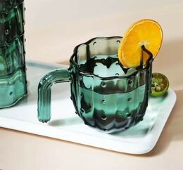 ALPINA Sklenice na limonádu stohovatelné sada 4 ks kaktus ED-223999