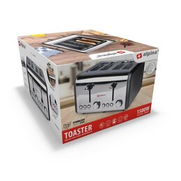 ALPINA Topinkovač na 4 topinky 1500 W ED-226997