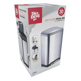 DIRT-DEVIL Odpadkový koš nášlapný 30 l tiché zavírání ED-249497