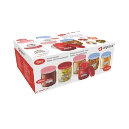 ALPINA Zavařovací sklenice s víčkem sada 6 ks 200 ml ED-249691