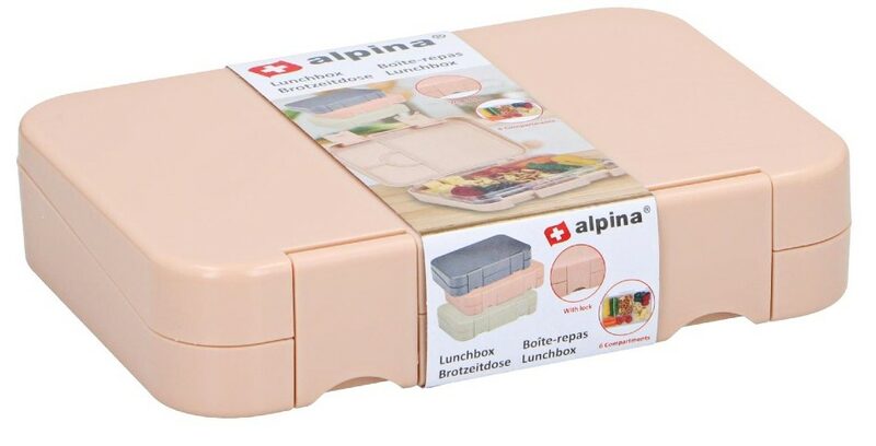 ALPINA Box na svačinu s přihrádkami béžová ED-205926bezo