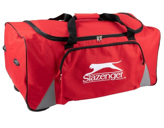 SLAZENGER Sportovní /cestovní taška s kolečky 65 x 34 cm červená ED-210018cerv