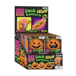 Schylling NeeDoh Halloweenská dýně svítící ve tmě
