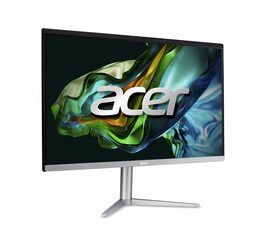Počítač All In One Acer Aspire C24-1300 23.8", bezdotykový, R3-7320U, HDD 500 GB + Intel Optane 16 GB - Radeon 610M, Microsoft Windows 11 Home - černý/stříbrný