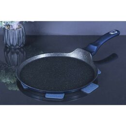 BERLINGERHAUS Pánev na palačinky s mramorovým povrchem 28 cm Aquamarine Metallic Line BH-7136