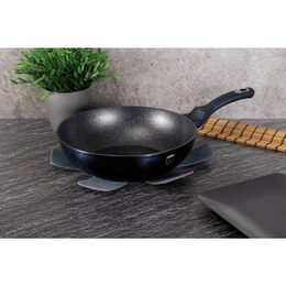 BERLINGERHAUS Wok s mramorovým povrchem 28 cm Metallic Line Aquamarine Edition BH-1875