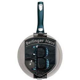BERLINGERHAUS Pánev s odnímatelnou rukojetí + víko 28 cm Aquamarine Metallic Line BH-7153