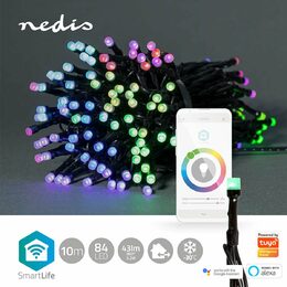 Nedis WIFILX01C84 SmartLife světelný řetěz | Tětiva | Wi-Fi | RGB | 84 LED's | 1