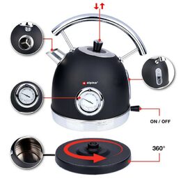 ALPINA Rychlovarná konvice s termostatem 1,8 l 2200 W ED-226994