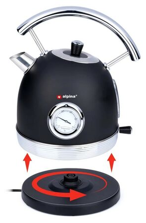ALPINA Rychlovarná konvice s termostatem 1,8 l 2200 W ED-226994
