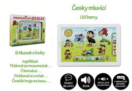 Teddies Mravenečkův tablet plast 30x20x2 cm na baterie se zvukem