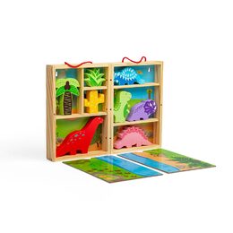 Bigjigs Toys Krabička na hraní dinosauři