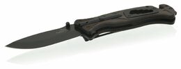 Nůž Cattara BLACK BLADE zavírací s pojistkou 21,7 cm