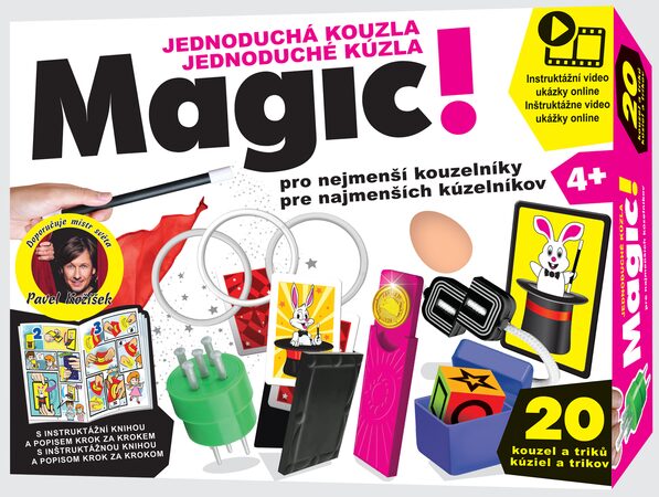 Škola kouzel - Super snadná magie 20 triků