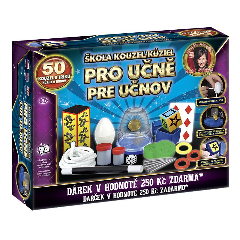 Škola kouzel - Junior 50 triků + Dárek v hodnotě 250Kč