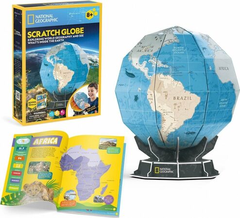 CubicFun - Puzzle 3D National Geograpic Zeměkoule - 21 dílků