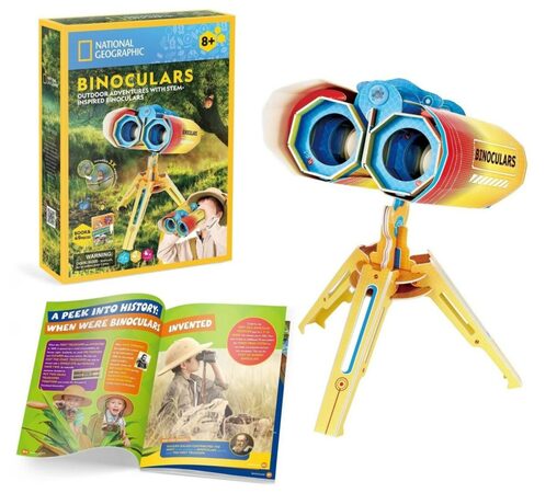 CubicFun - Puzzle 3D National Geographic Dalekohled - 49 dílků