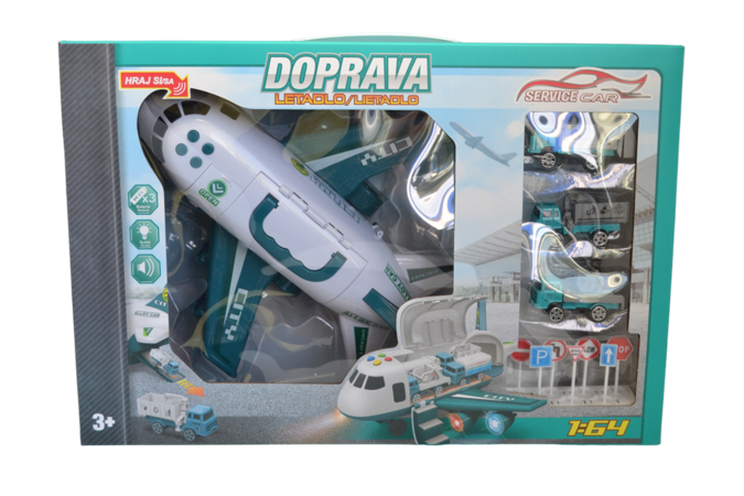 Doprava letadlo - garáž
