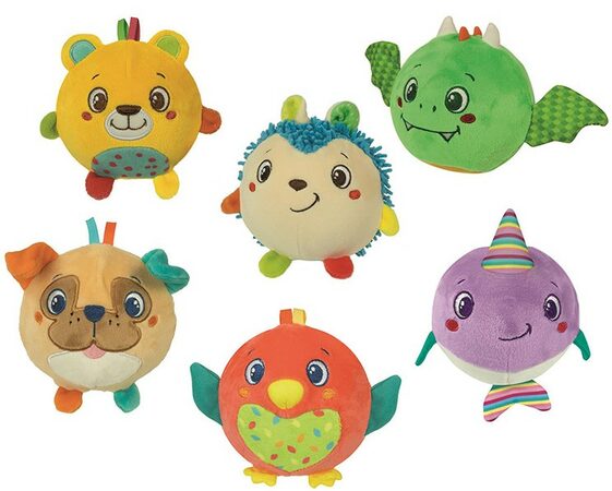 Baby Clementoni - Soft Animal Friends - Dotkněte se, zmáčkněte, zatřeste! - více druhů