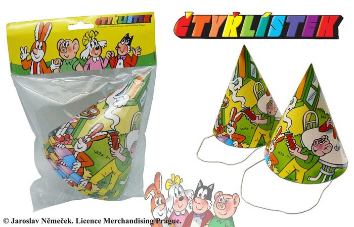 Čepička 6 ks - Čtyřlístek