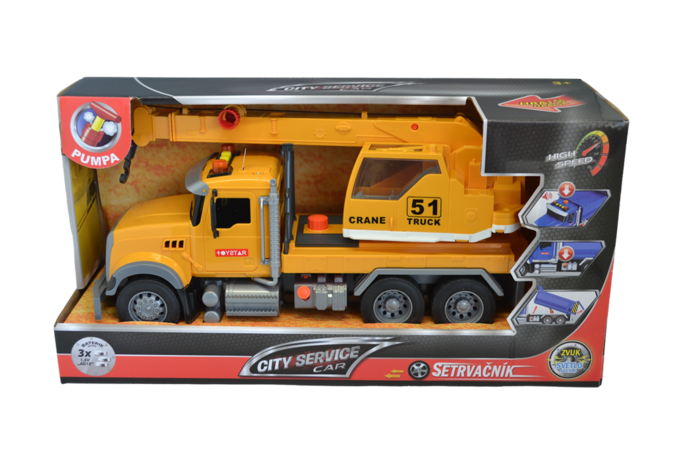CITY SERVICE CAR - 1:12 Autojeřáb