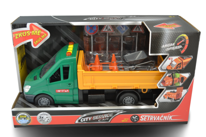 CITY SERVICE CAR - 1:14 Auto správa silnic s příslušenstvím