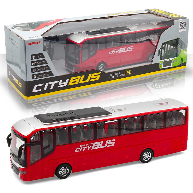 R/C Autobus City Bus červený