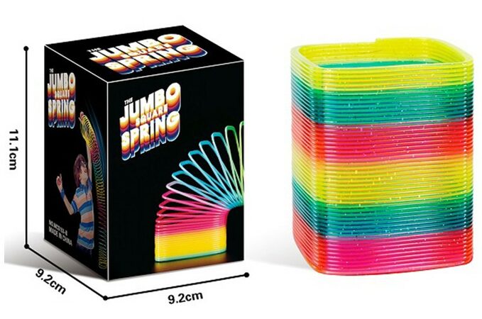 Jumbo duhová spirála čtverec