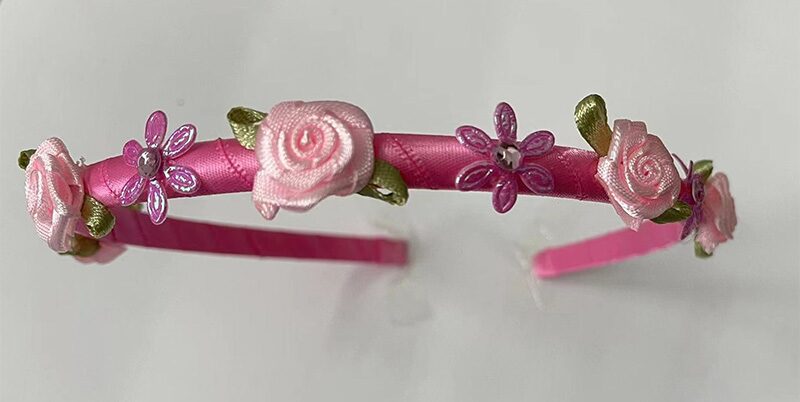 Bižuterie čelenka, květy