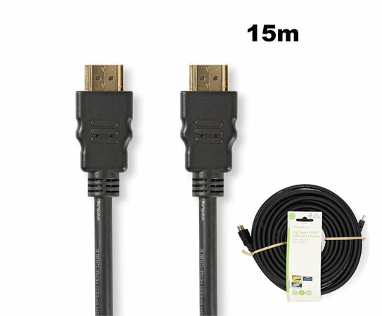 Nedis CVGL34000BK150 HDMI kabel HighSpeed 15m