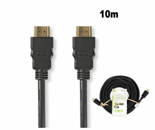 Nedis CVGL34000BK100 HDMI kabel HighSpeed 10m