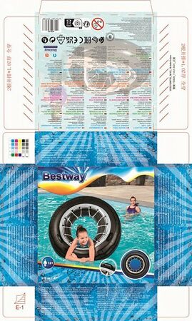 Kruh Bestway nafukovací pneumatika s úchyty, průměr 119 cm