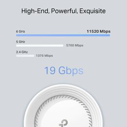 WiFi router TP-Link Deco BE85(2-pack) AXE19000, WiFi 7, 1x 10GLAN, 2x 2.5GLAN, 1x 10GLAN/SFP+, USB, 2,4/5/6GHz