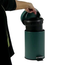 KELA Kosmetický koš Monaco kov zelená  3l KL-24295