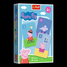 Černý Petr Prasátko Peppa/Peppa Pig společenská hra - karty v krabičce 6x9cm 20ks v boxu