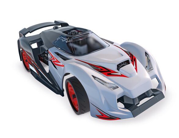 Hračka Clementoni Mechanická laboratoř – Závodní auto Supercar