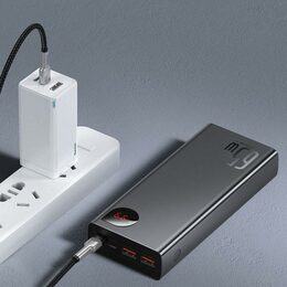 Power banka Baseus Adaman 20000 mAh 65W 2xUSB/USB-C PD černá