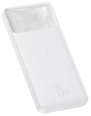 Power banka Baseus Bipow 10000mAh 15W bílá
