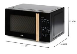 Mikrovlnná trouba - DOMO DO2820, Objem: 20 l, Talíř: 25,5 cm, Výkon: 700 W