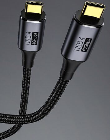Kabel GEN 3x2 USB4™ 40Gbps 8K@60Hz Thunderbolt 3 0,3m