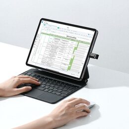 Mini OTG adaptér Baseus Ingenuity USB-C na USB-A 3.1 (M/F) černý
