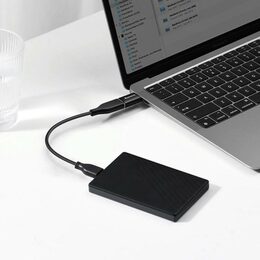 Mini OTG adaptér Baseus Ingenuity USB-C na USB-A 3.1 (M/F) černý