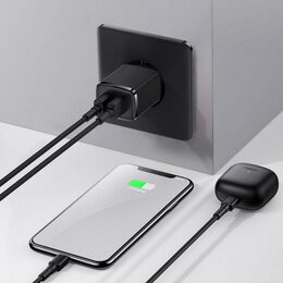 Nabíječka do sítě Baseus Compact 2xUSB 10,5W černá