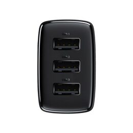 Nabíječka do sítě Baseus Compact 3xUSB 17W černá