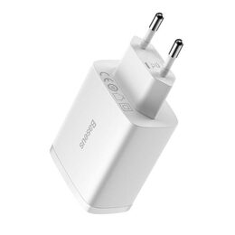 Nabíječka do sítě Baseus Compact 3xUSB 17W bílá