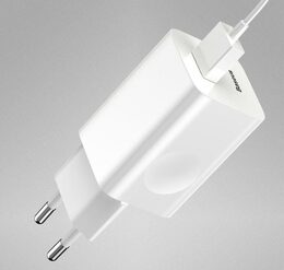 Rychlonabíječka do sítě Baseus 1xUSB Quick Charge 3.0 24W bílá